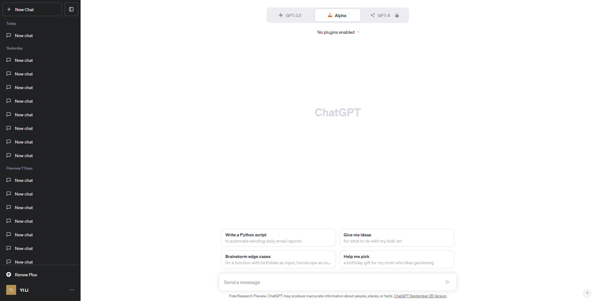 ChatGPG Web